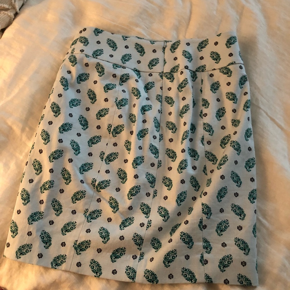 Ann Taylor Paisley Skirt - Picture 2 of 2